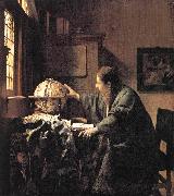 Jan Vermeer The Astronomer oil painting